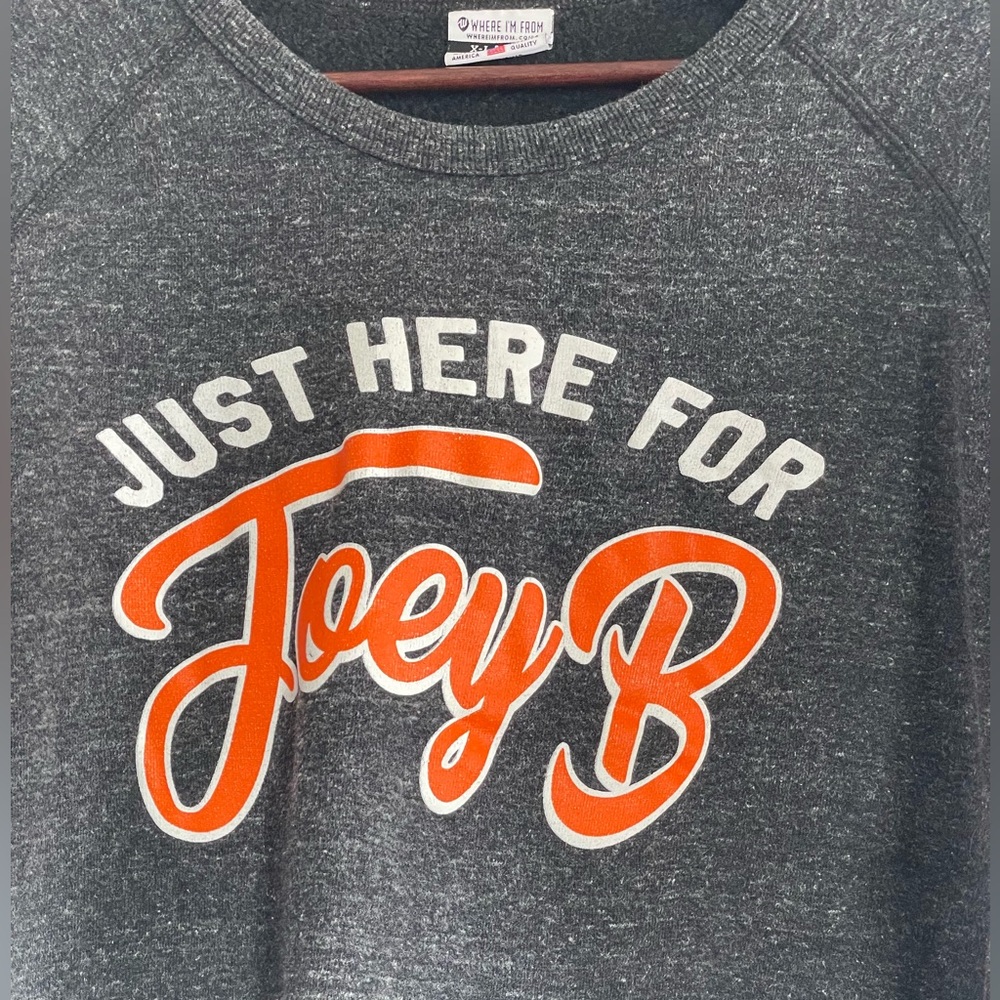 Joe Burrow Cropped Crewneck Sweatshirt XL Made in USA Lightweight Layering - Picture 4 of 4